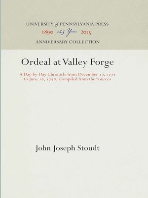 cover image of Ordeal at Valley Forge